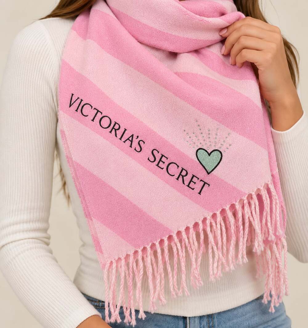 Victoria's Secret Striped Scarf